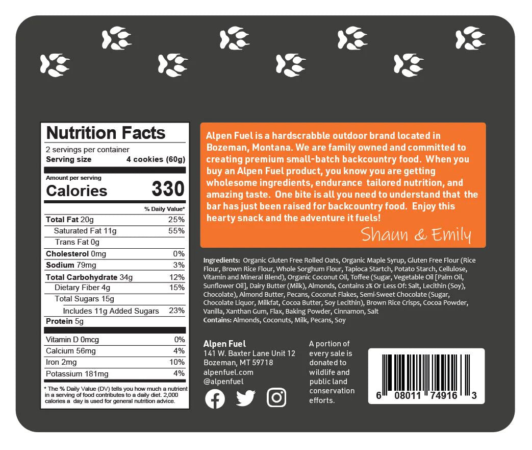 Angry Pika (formerly Alpen Fuel) Trail Cookies - Image 7