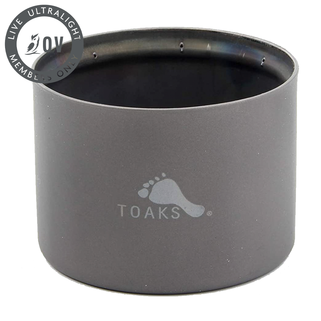 TOAKS Titanium Siphon Alcohol Stove