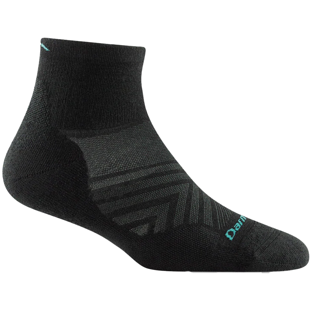 Women's Darn Tough 1/4 Length Ultra-Lightweight Running Socks - Image 2